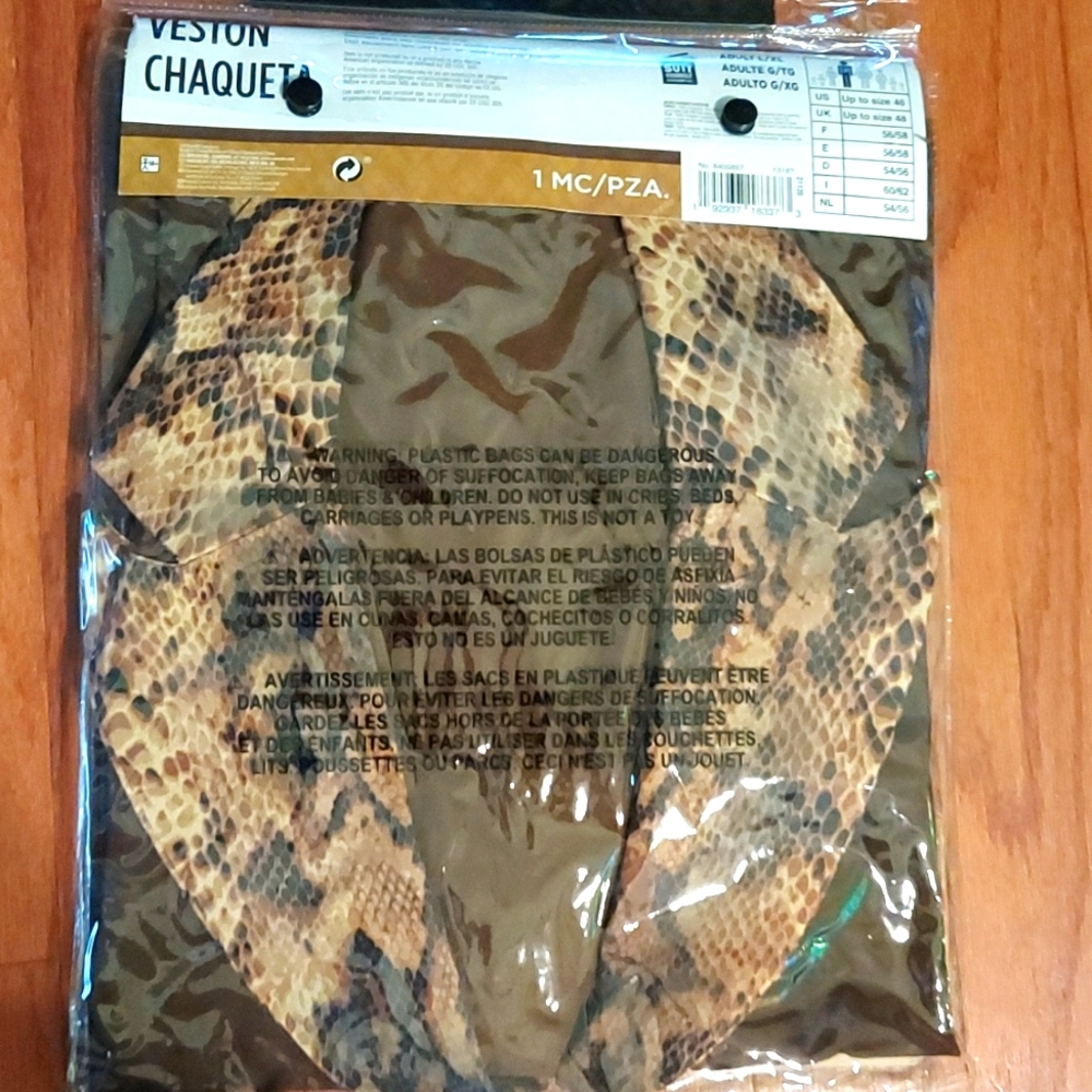 Halloween 🎃 Costume Witch Doctor Jacket L/XL - Picture 6 of 7
